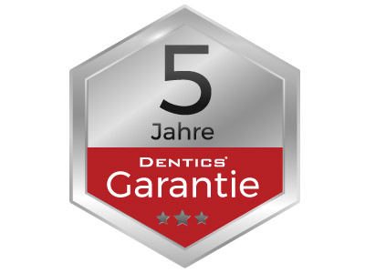 5 Jahre Dentics Garantie